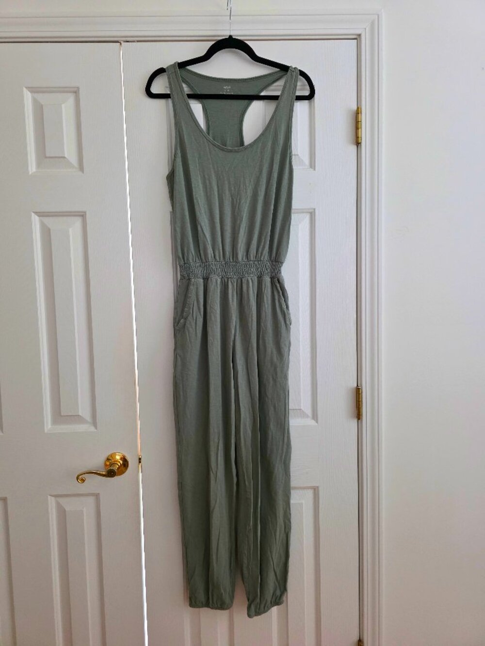 Aerie Sage Green Oversized Lounge Jumpsuit Small